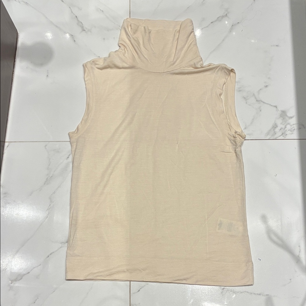 The Row Cream Sleeveless Tank Top